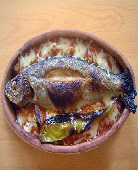 Kiremitte Alabalık